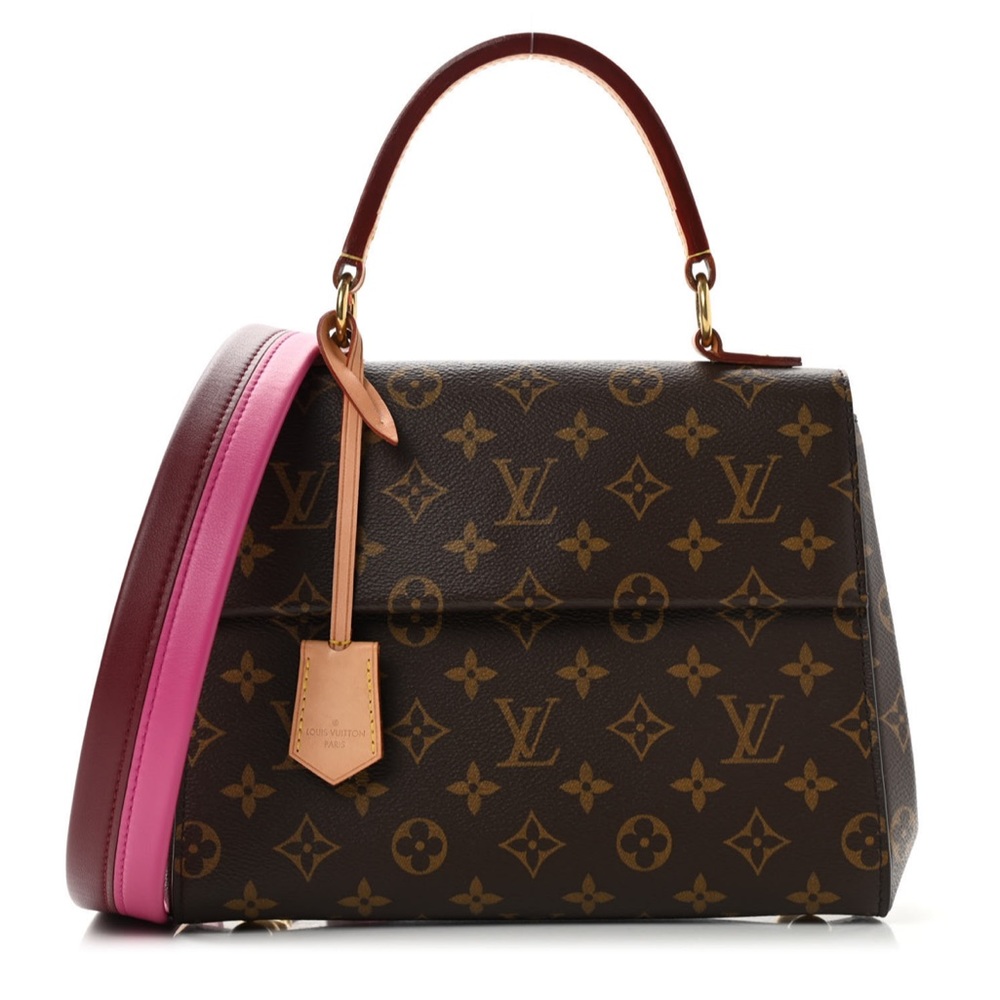 Louis Vuitton Monogram Cluny BB Bordeaux Fuchsia